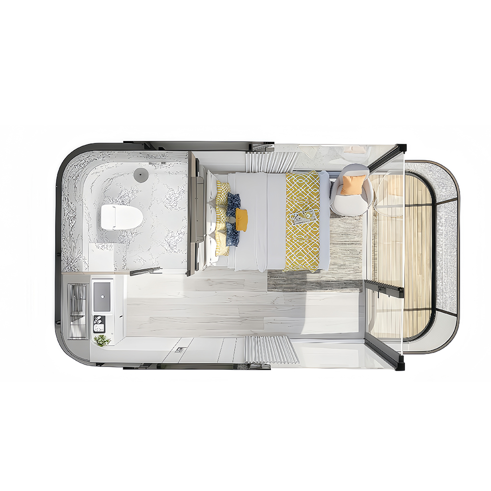 S1 Standard vorgefertigtes modulares Kapselhaus