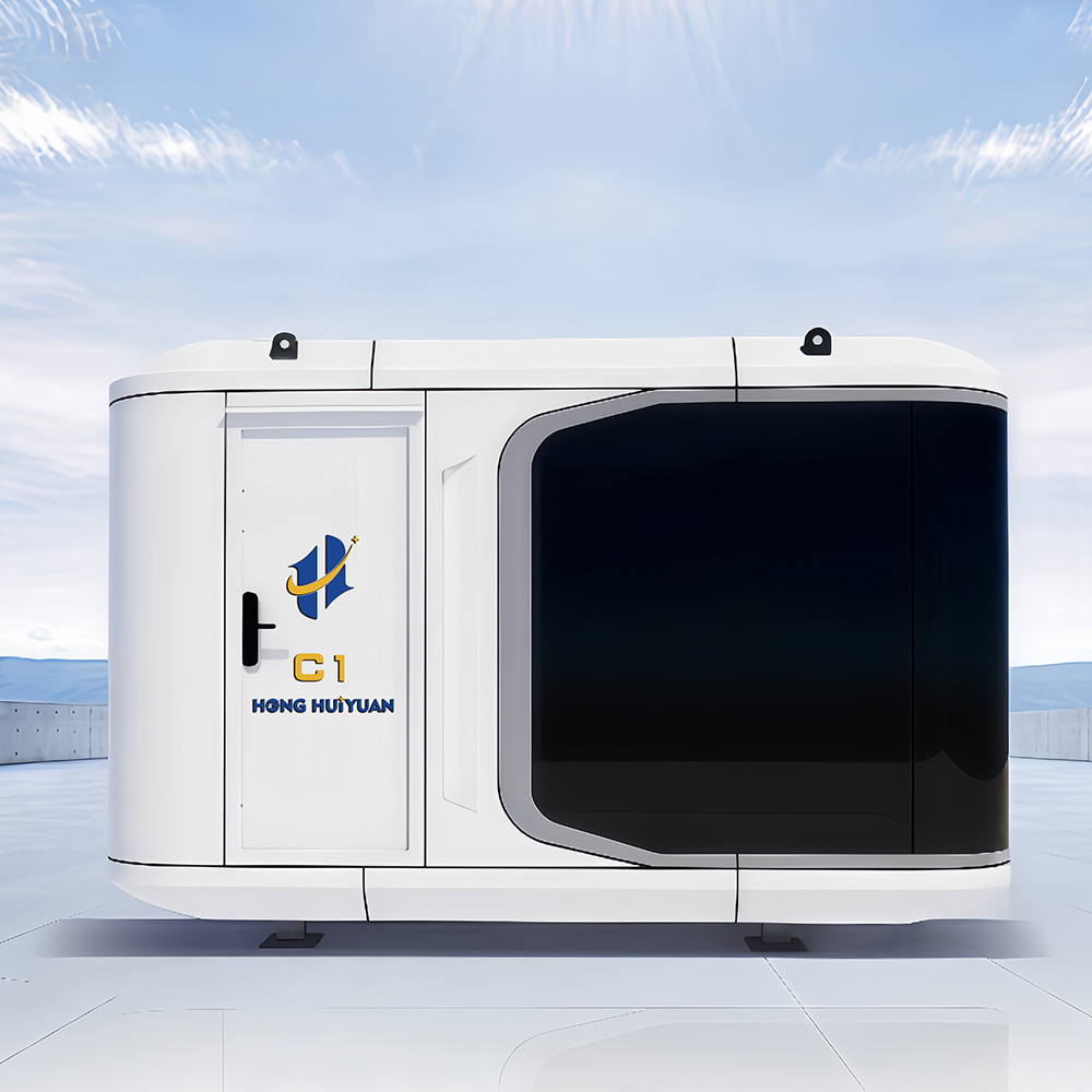 C1 Modulare Camping-Pods im Querformat