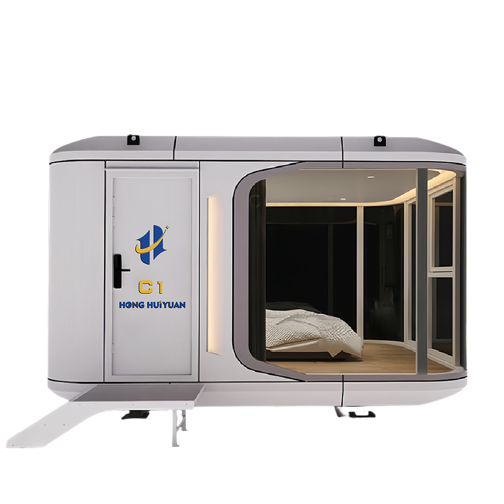 C1 Modulare Camping-Pods im Querformat