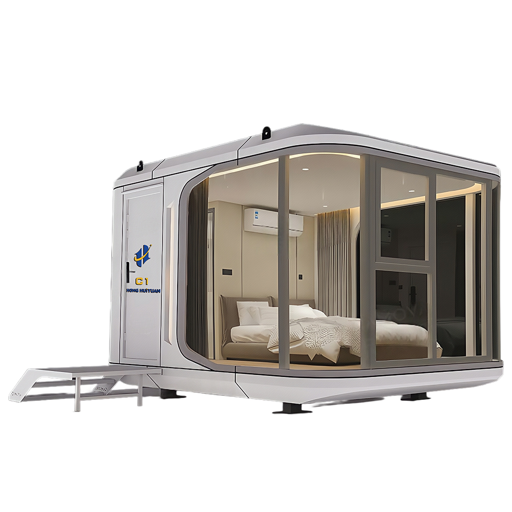 C1 Modulare Camping-Pods im Querformat