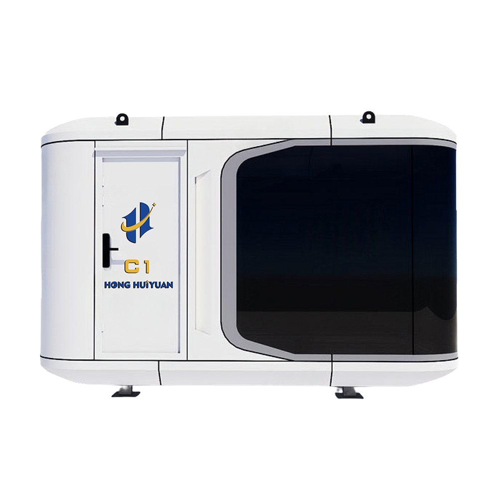 C1 Modulare Camping-Pods im Querformat